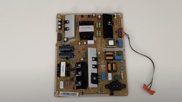 Photo of tv power supply board