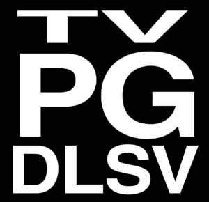 Image of tv-pg rating with d, l, s, and v content descriptors
