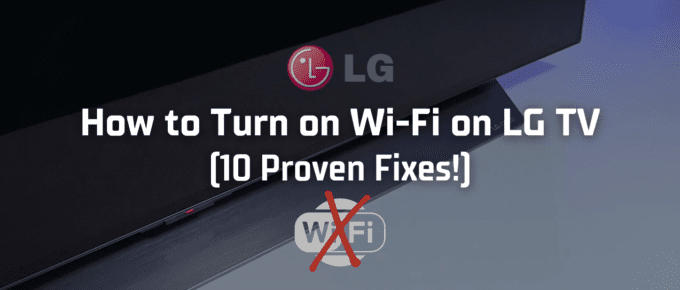How to turn on wifi on lg tv featured image