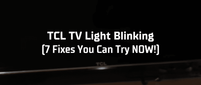TCL TV Light Blinking featured image