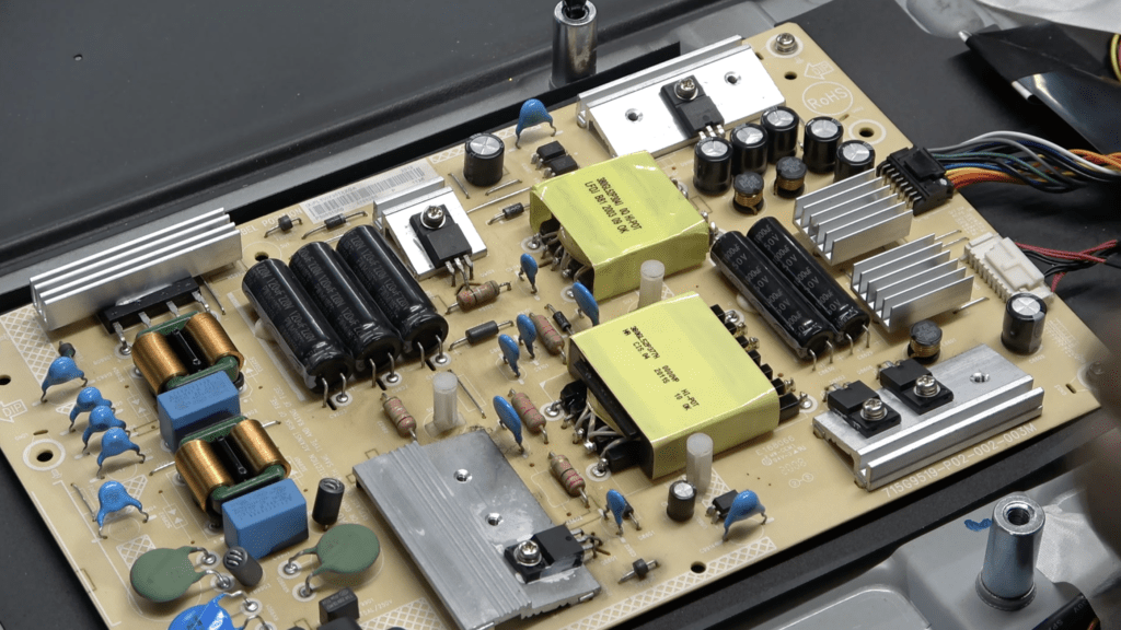 Photo of an Insignia TV power supply board