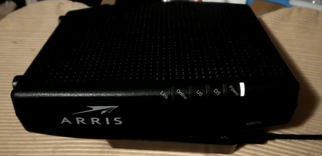 Photo of an Arris router