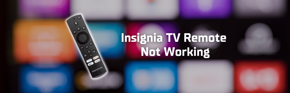 Insignia TV remote not working featured image