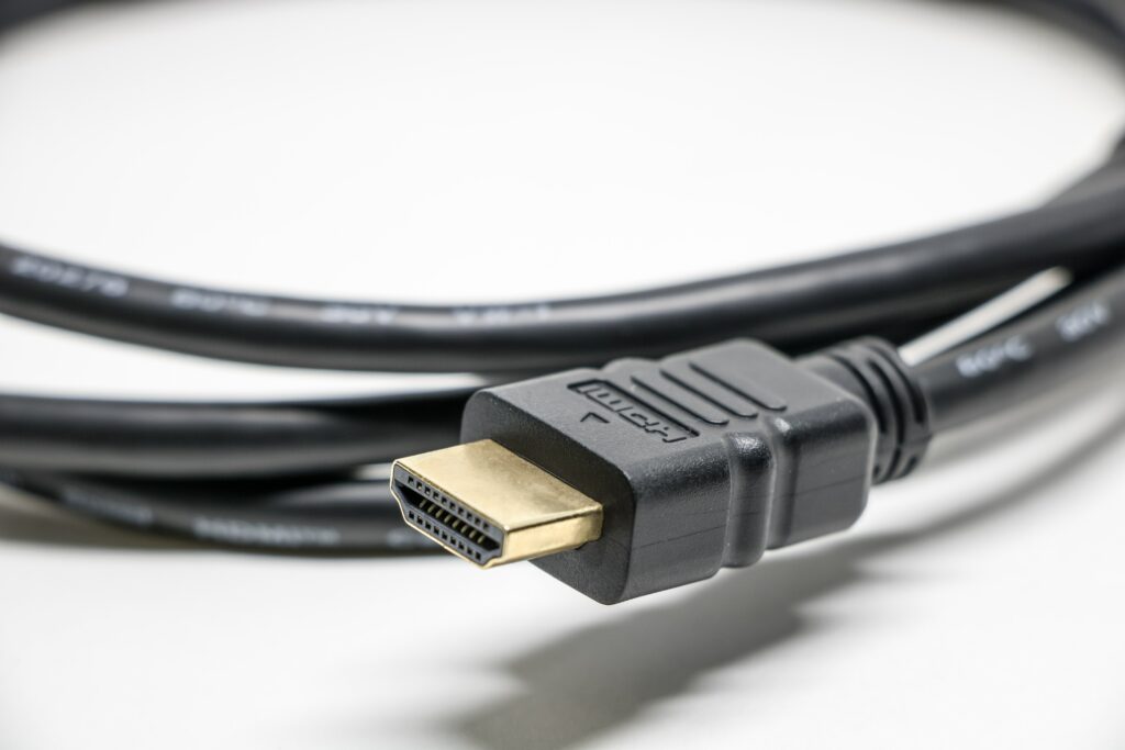 Photo of an HDMI cable