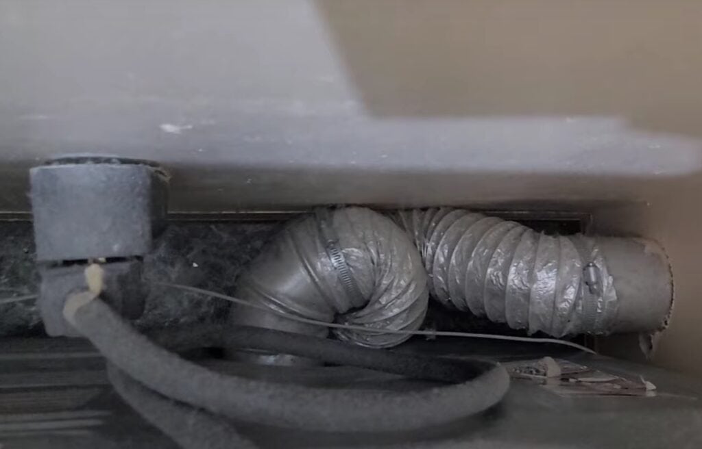 image of a dryer vent tube