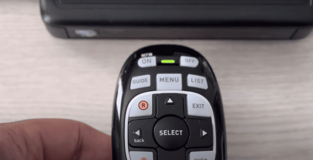 Green light popping on the DIRECTV remote