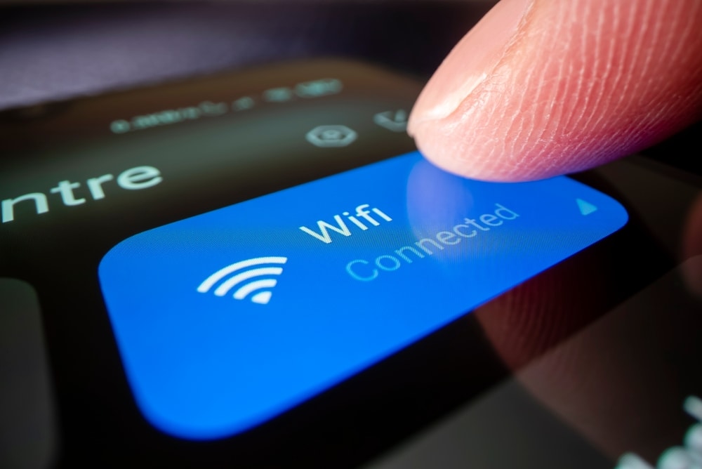 turning off a Wi-Fi on a mobile device