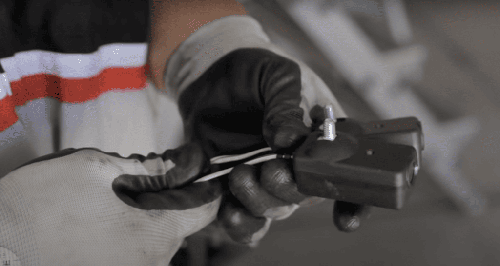 Replacing the garage sensors while wearing gloves