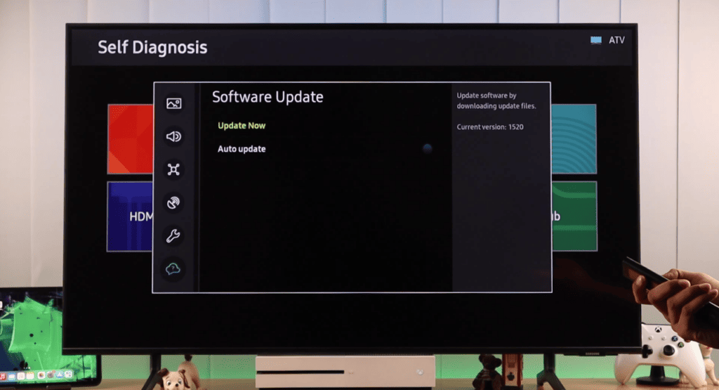 Software Update on a Samsung TV