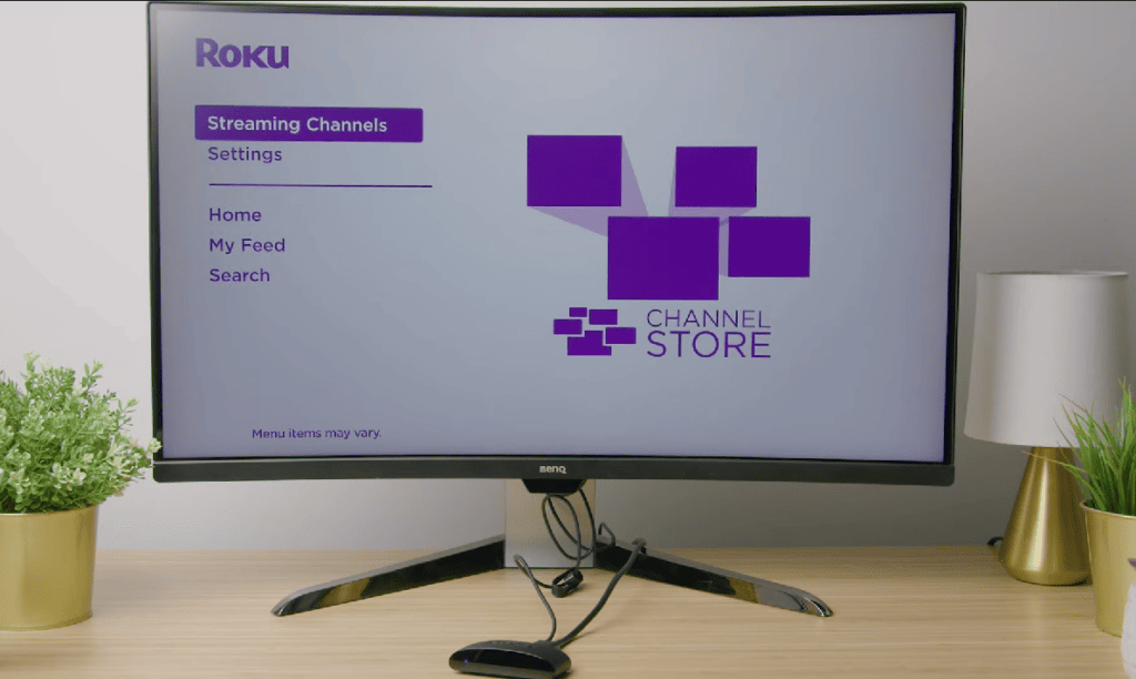 Channel store in a Roku TV